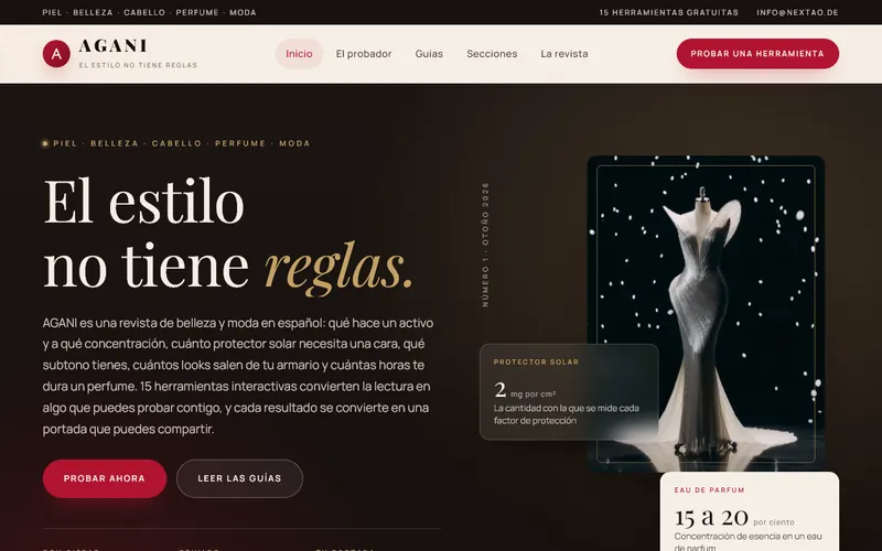 Portada de AGANI
