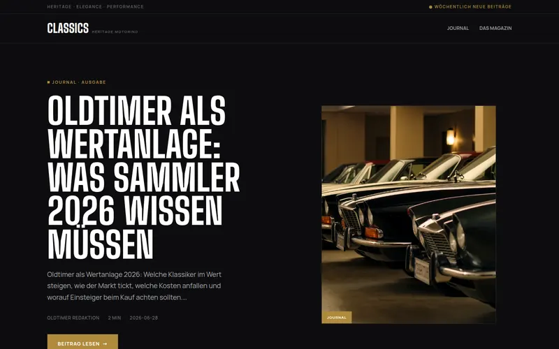 Portada de Classics Lifestyle Deutschland