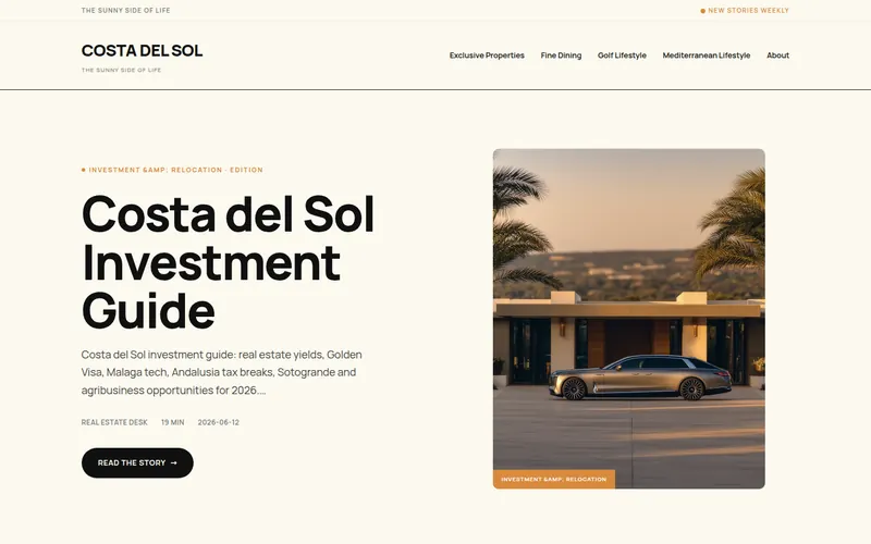 Portada de Costa del Sol