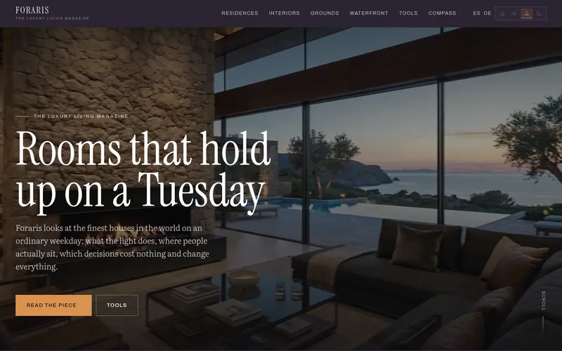 Homepage of Foraris International