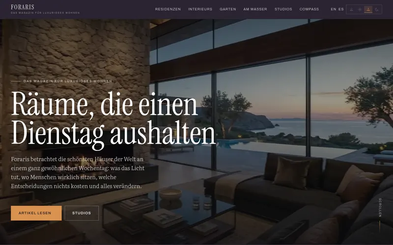 Homepage of Foraris