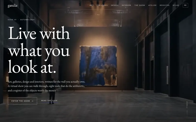 Homepage of garelia International