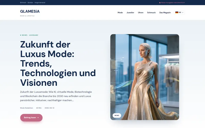Portada de Glamesia Deutschland