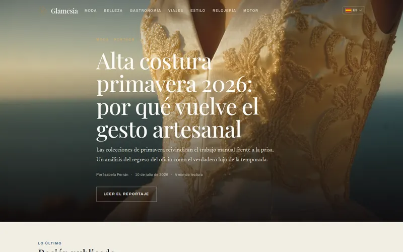 Portada de Glamesia España