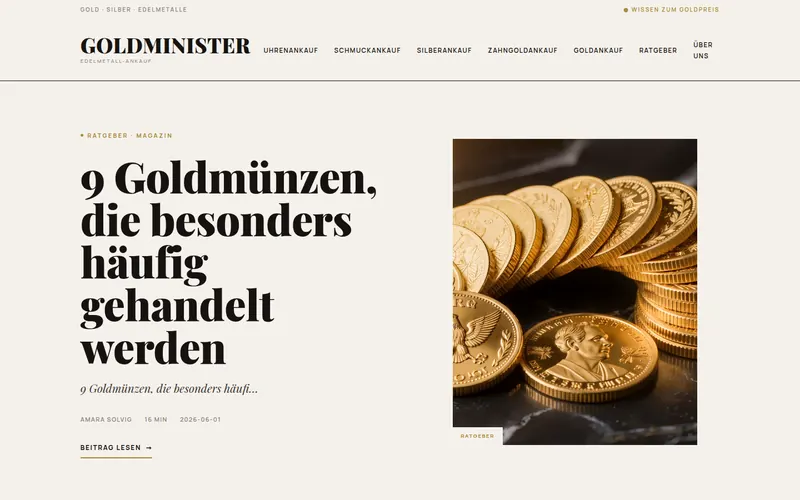 Portada de GoldMinister