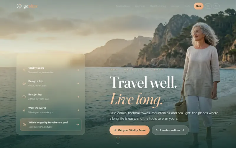 Homepage of govitas International