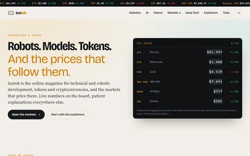 Home page of inotok