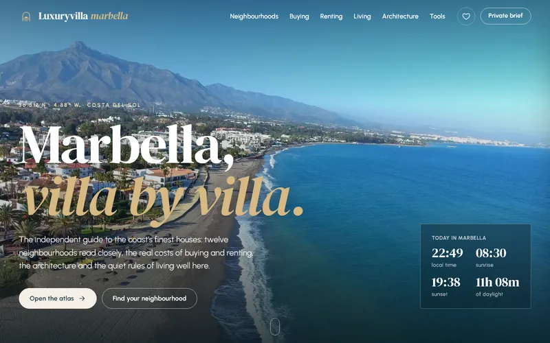 Home page of Luxuryvilla Marbella