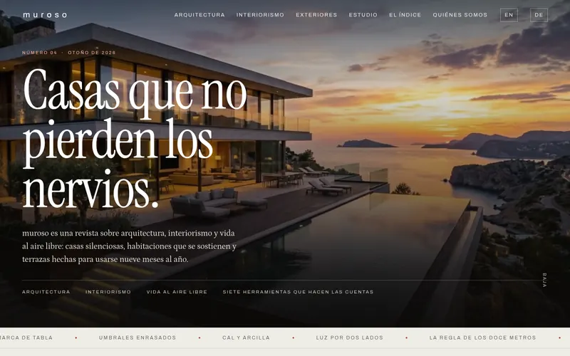 Página de inicio de muroso Español