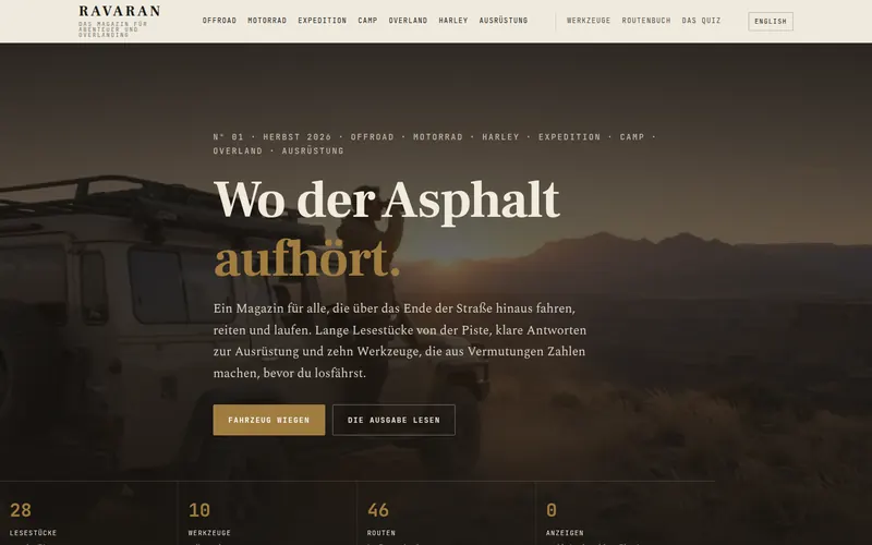 Homepage of Ravaran