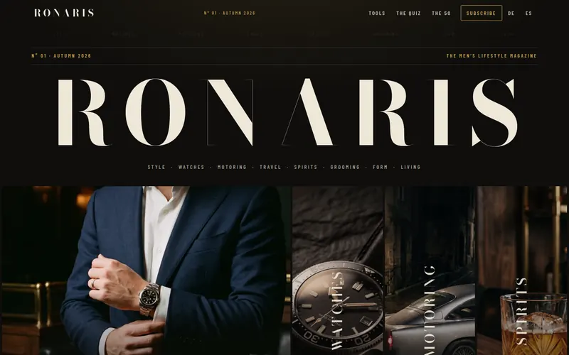 Homepage of Ronaris International