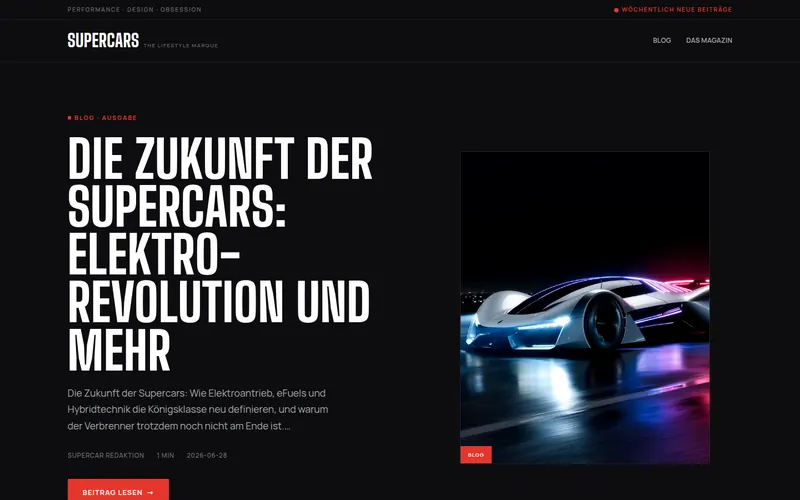 Portada de Supercars.Lifestyle Deutschland